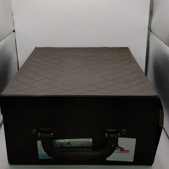 New Custom Crystal Iced Sneakers Red/White/Black Unbranded Bedazzled Sz 6 - Picture 13 of 16